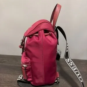 NWT Guess Rucksack Women’s Nylon Backpack In Wine Small NWT Guess Rucksack Women main image 4